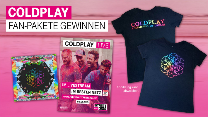 Gewinnt signierte Fan-Pakete von Coldplay!