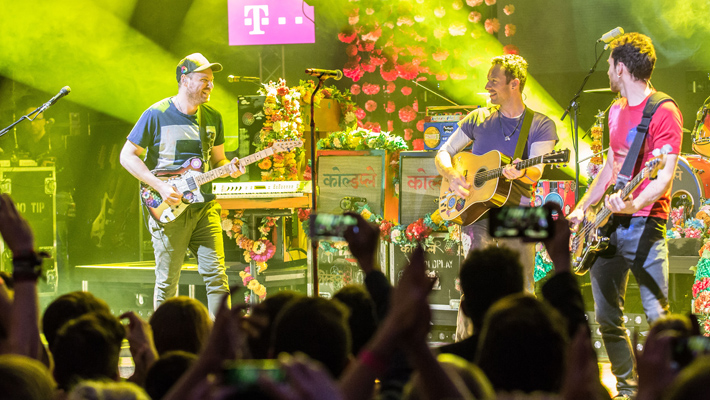 Das Beste vom Coldplay Street Gig im TV
